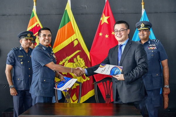 Two planes given to Sri Lanka by the Chinese government