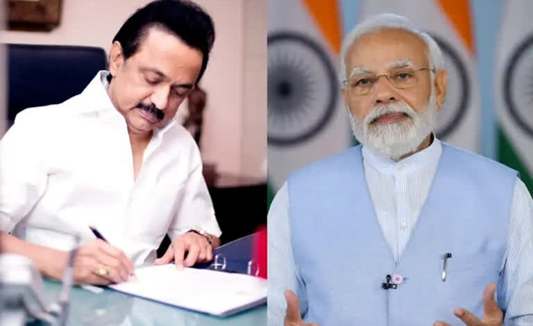 Chief Minister Stalin's letter to PM Modi seeking interim relief