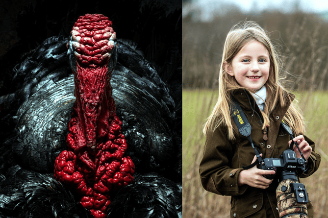 An eight-year-old girl was chosen as the best photographer