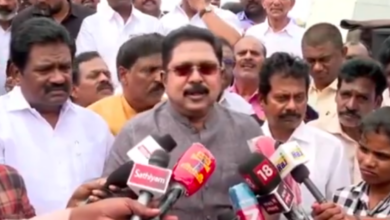 TTV.Thinakaran praised the Tamil Nadu government for saving the people during Cyclone