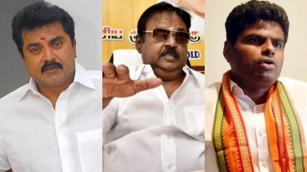 Actor Sarathkumar and Annamalai condole death of Vijayakanth