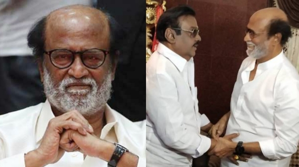 Rajinikanth coming to Chennai to pay tribute to Vijayakanth