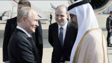 Russian President Putin visit to Abu Dhabi