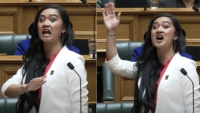 A video of a New Zealand maori Indigenous woman MP chanting the traditional victory slogan in Parliament is being shared widely on the internet.