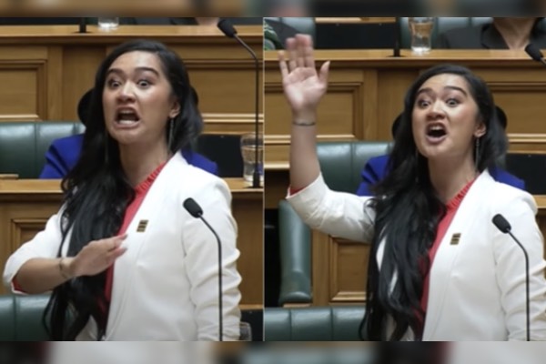 A video of a New Zealand maori Indigenous woman MP chanting the traditional victory slogan in Parliament is being shared widely on the internet.