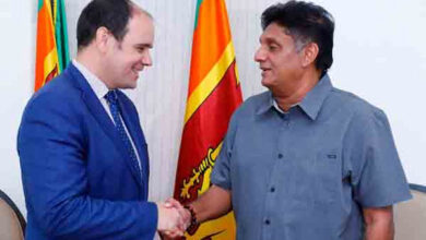 Sajith Premadasa meeting with New Zealand High Commissioner to Sri Lanka