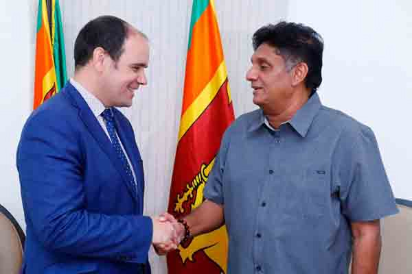 Sajith Premadasa meeting with New Zealand High Commissioner to Sri Lanka