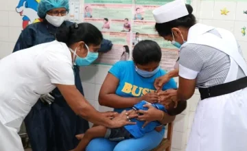 In Sri Lanka, the measles vaccination program for children will be carried out every Saturday for the next three weeks, Health Secretary Palitha Mahipala has said.