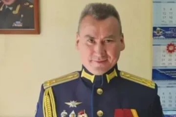 The Russian commander died after stepping on a landmine