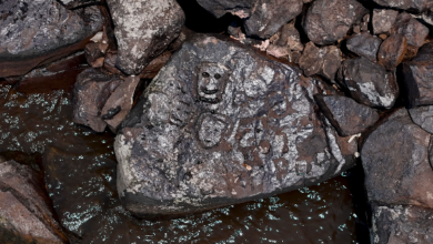 2,000-year-old human faces discovered on the banks of the Amazon River