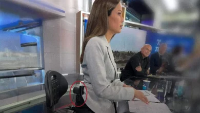 Israeli news anchor appeared live with a gun