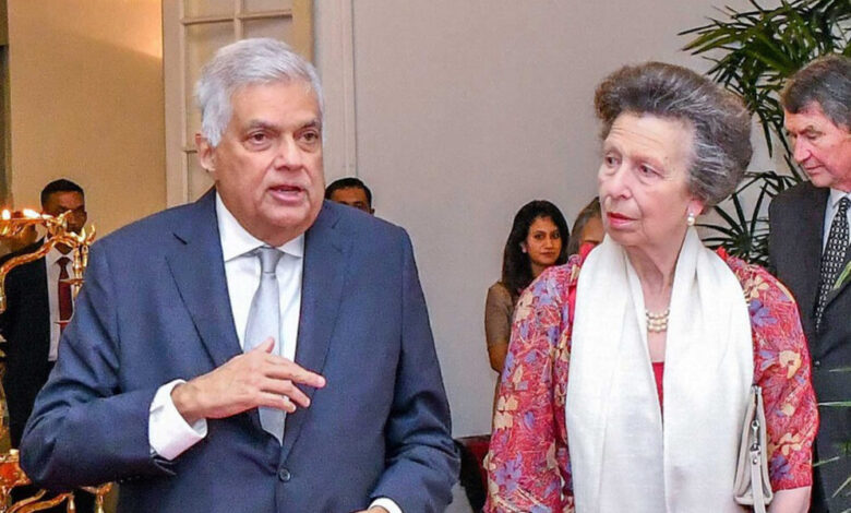 British Princess met Sri Lankan President Ranil