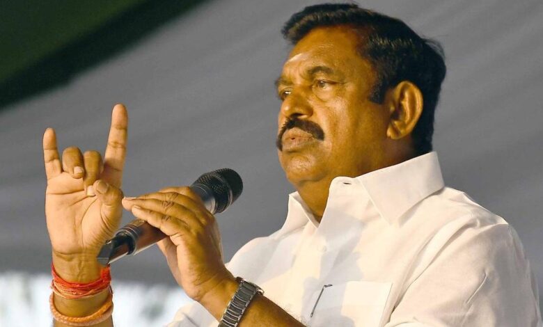 Palaniswami accuses DMK government of failure in all sectors